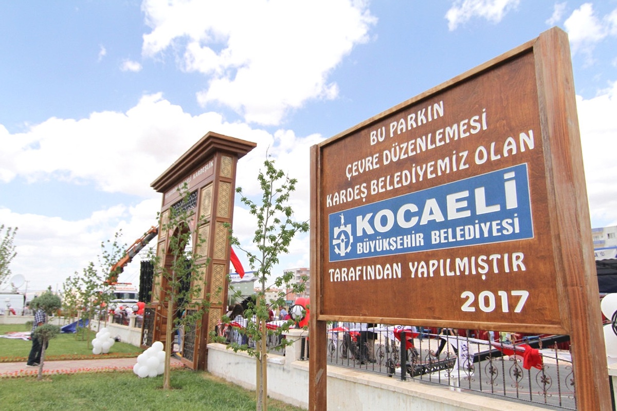 Kocaeli\'den bin 400 kilometre uzakta kardeşlik parkları