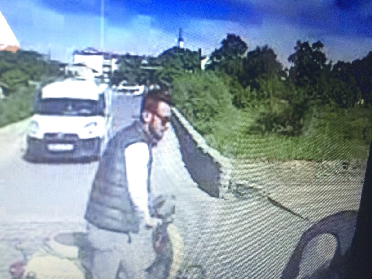 Motosikletle Bisikletin Çarpışması Güvenlik Kameralarına Yansıdı