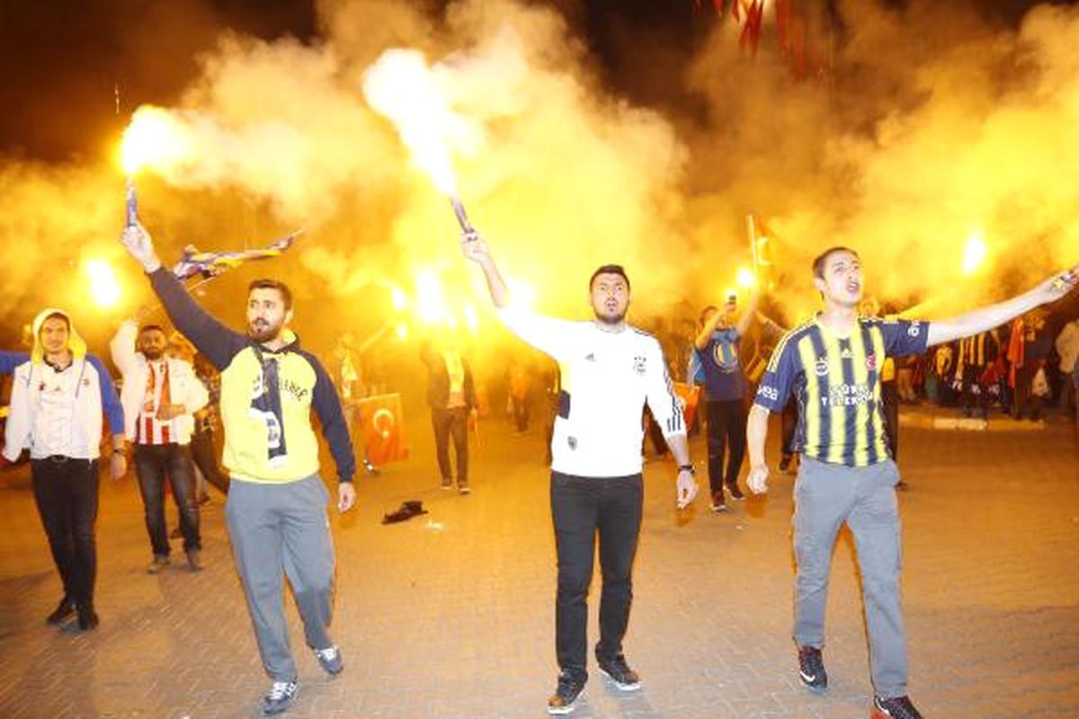Nevşehir\'de Fenerbahçe Coşkusu