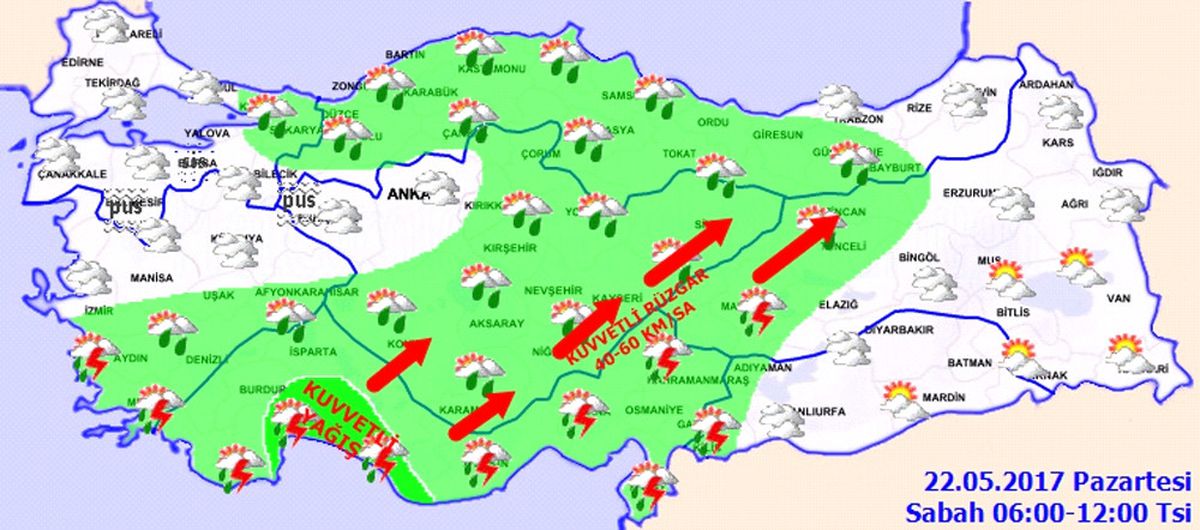 Yurtta Hava Durumu