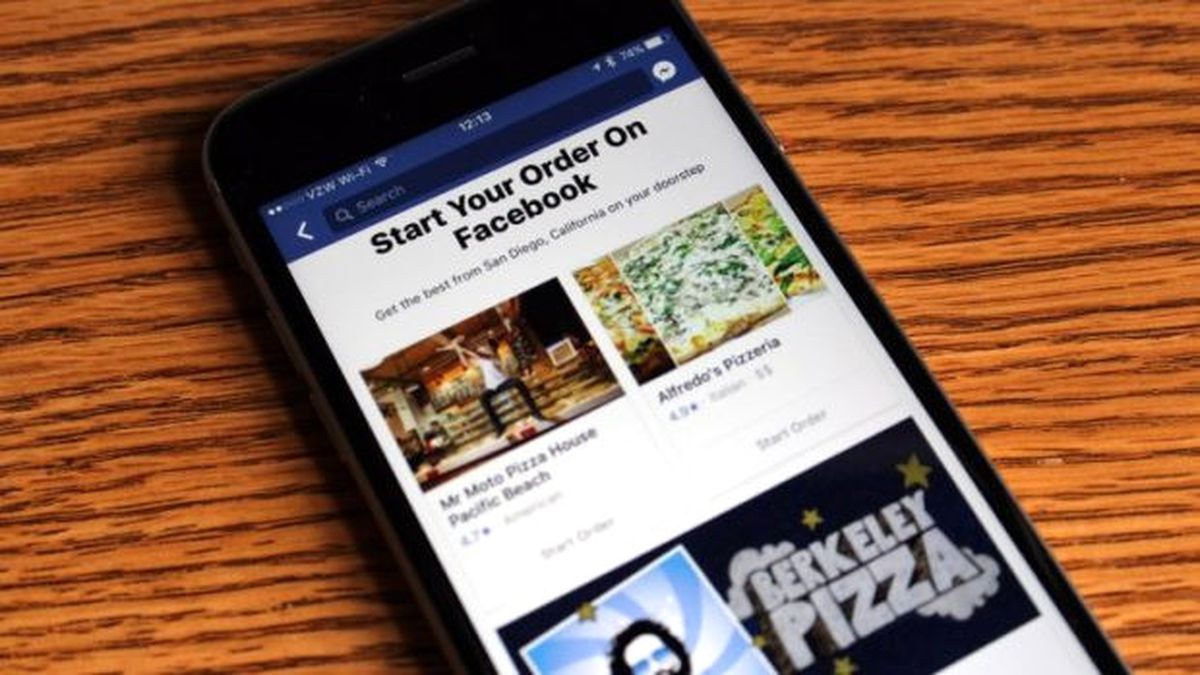 Facebook Yemek Siparişi Seçeneği Sunmaya Başlıyor
