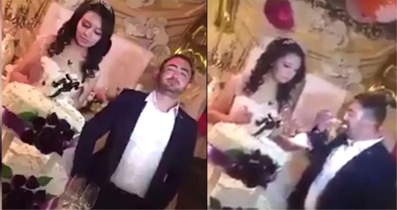 Geline Vereceği Pastayı Kendi Yiyen Damat Sosyal Medyanın Diline Düştü