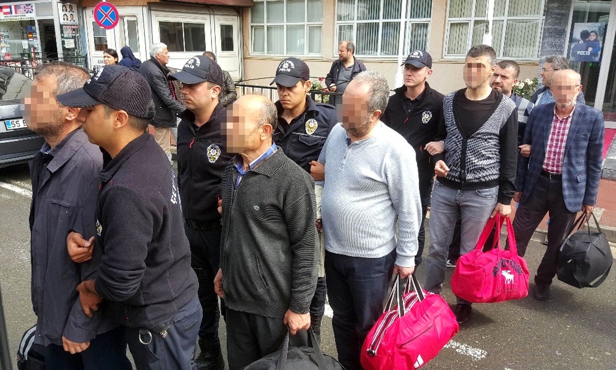 Samsun\'da Fetö\'den 13 Kişi Adliyeye Sevk Edildi