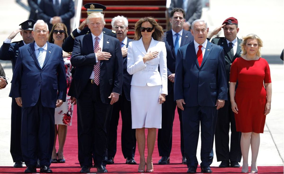 Trump İsrail\'de: İran Teröristleri ve Milisleri Desteklemeyi Bırakmalı