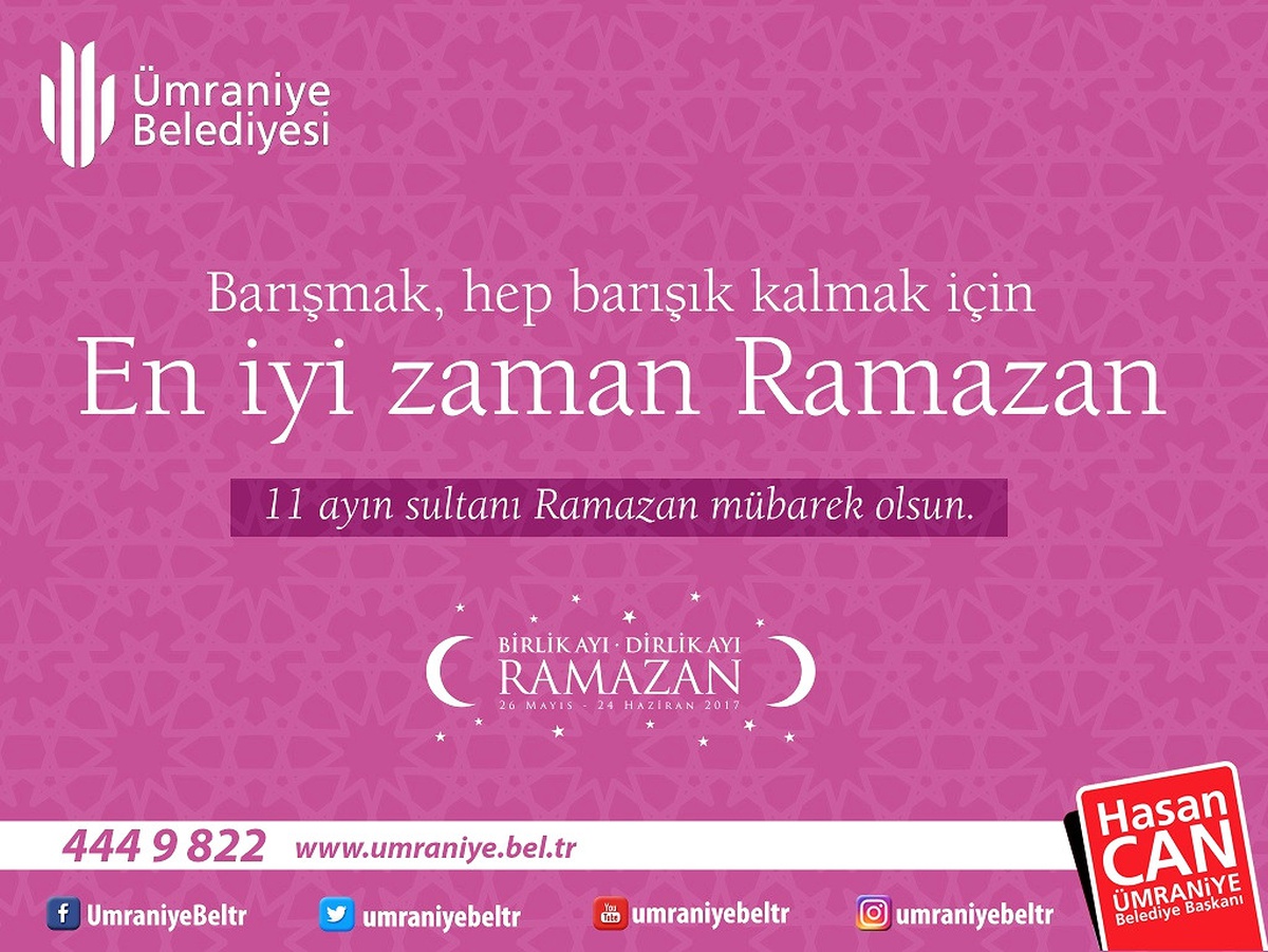 Ümraniye On Bir Ayın Sultanı Ramazan\'a Hazır