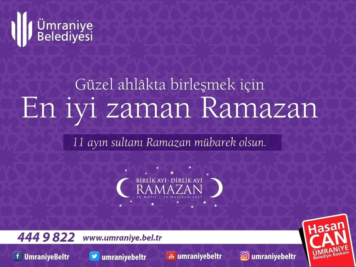 Ümraniye, On Bir Ayın Sultanı Ramazan\'a Hazır