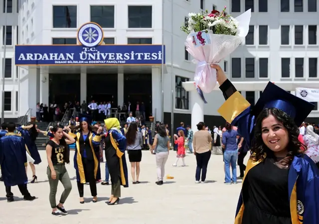 ardahan universitesi nde mezuniyet toreni son dakika