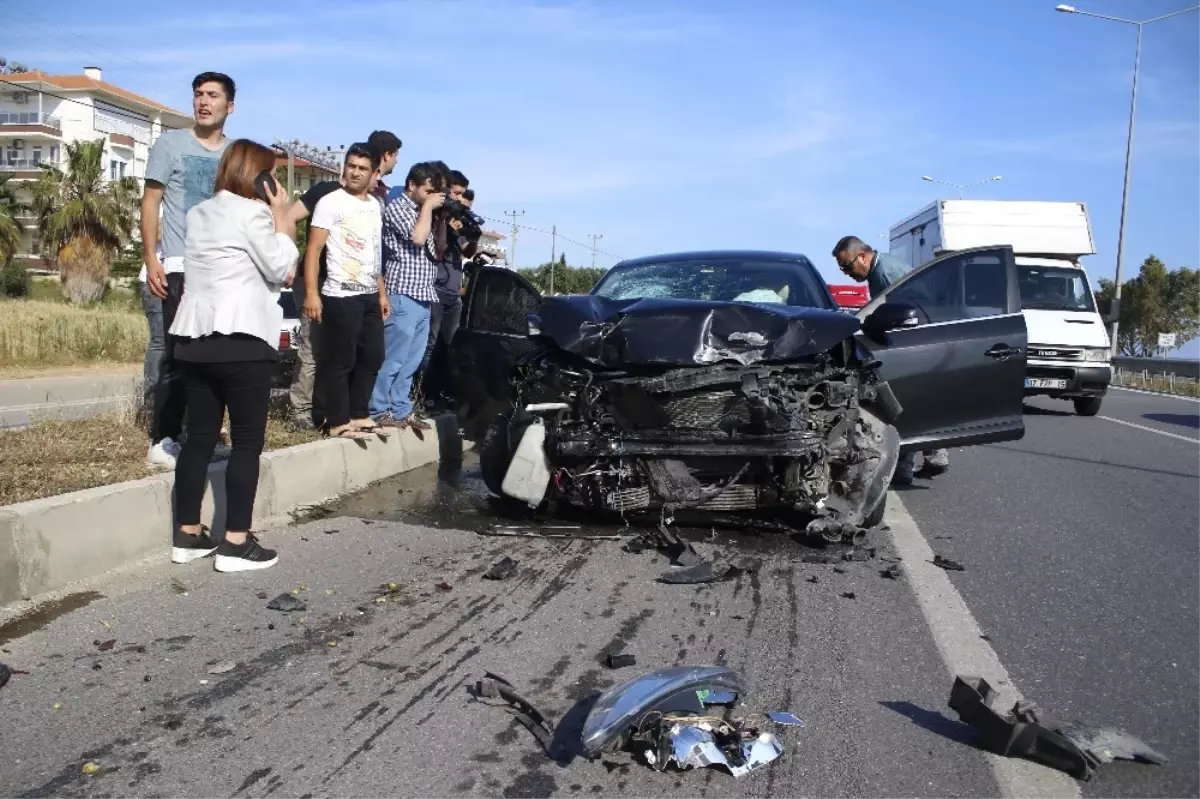 Bahçeli\'nin Konvoyunun Geçişi Sırasında Korkutan Kaza