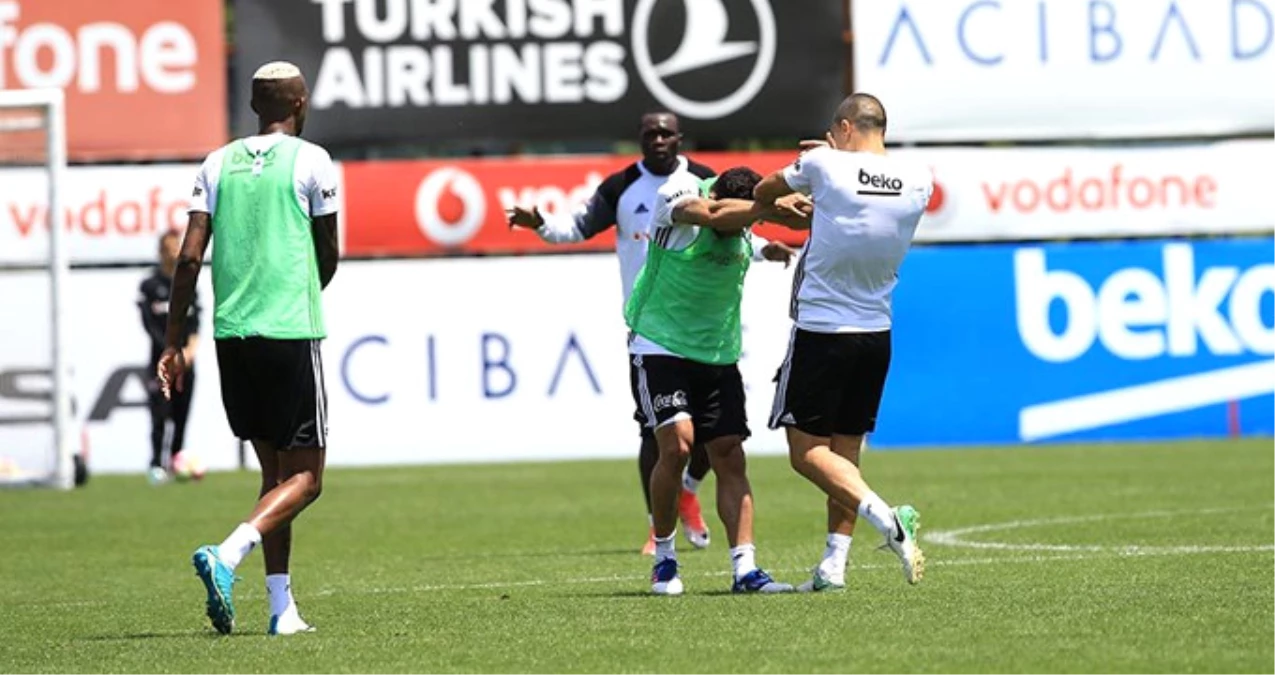Beşiktaş İdmanında Adriano ile Gökhan İnler Arasında Tartışma Çıktı