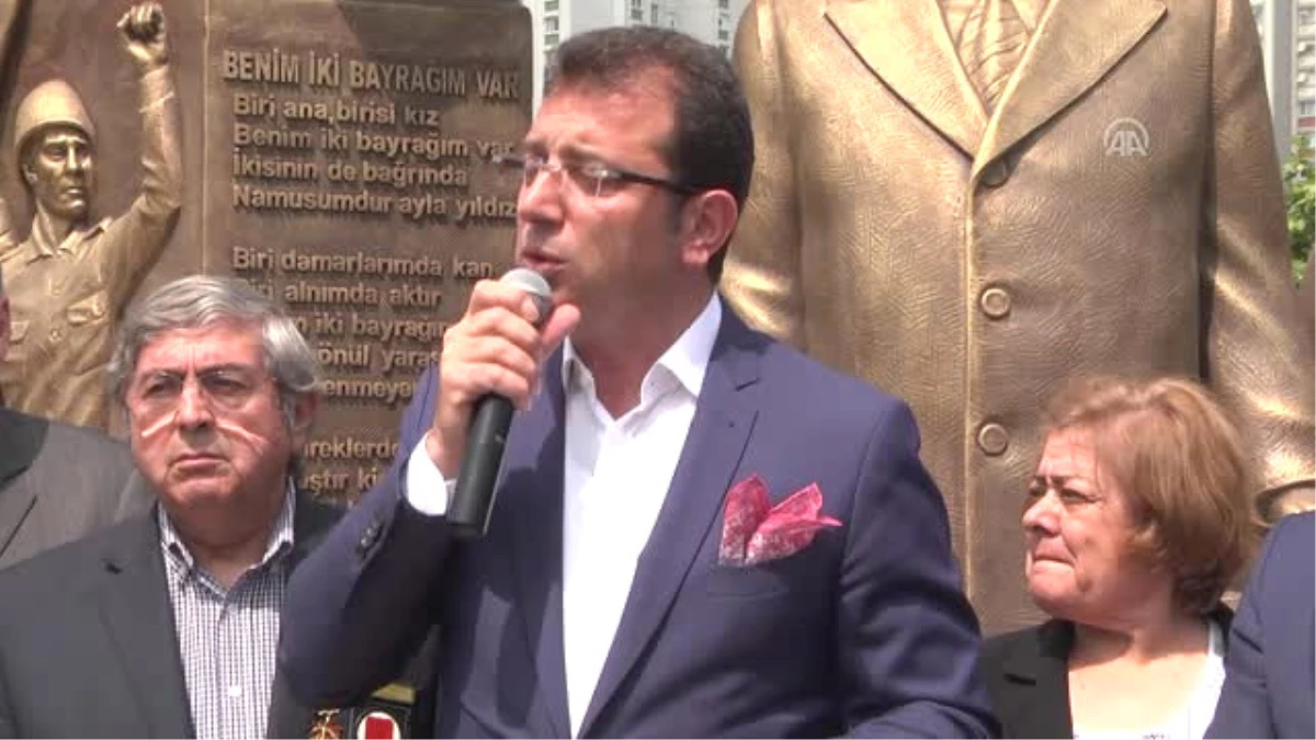 Denktaş Anıtı\'na Yapılan Saldırı - Beylikdüzü Belediye Başkanı Imamoğlu (2)