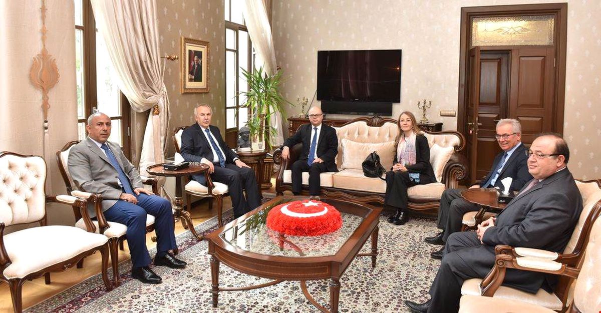 Dışişleri Bakanlığı Müsteşar Yardımcısı Erginay\'dan Vali Ata\'ya Ziyaret