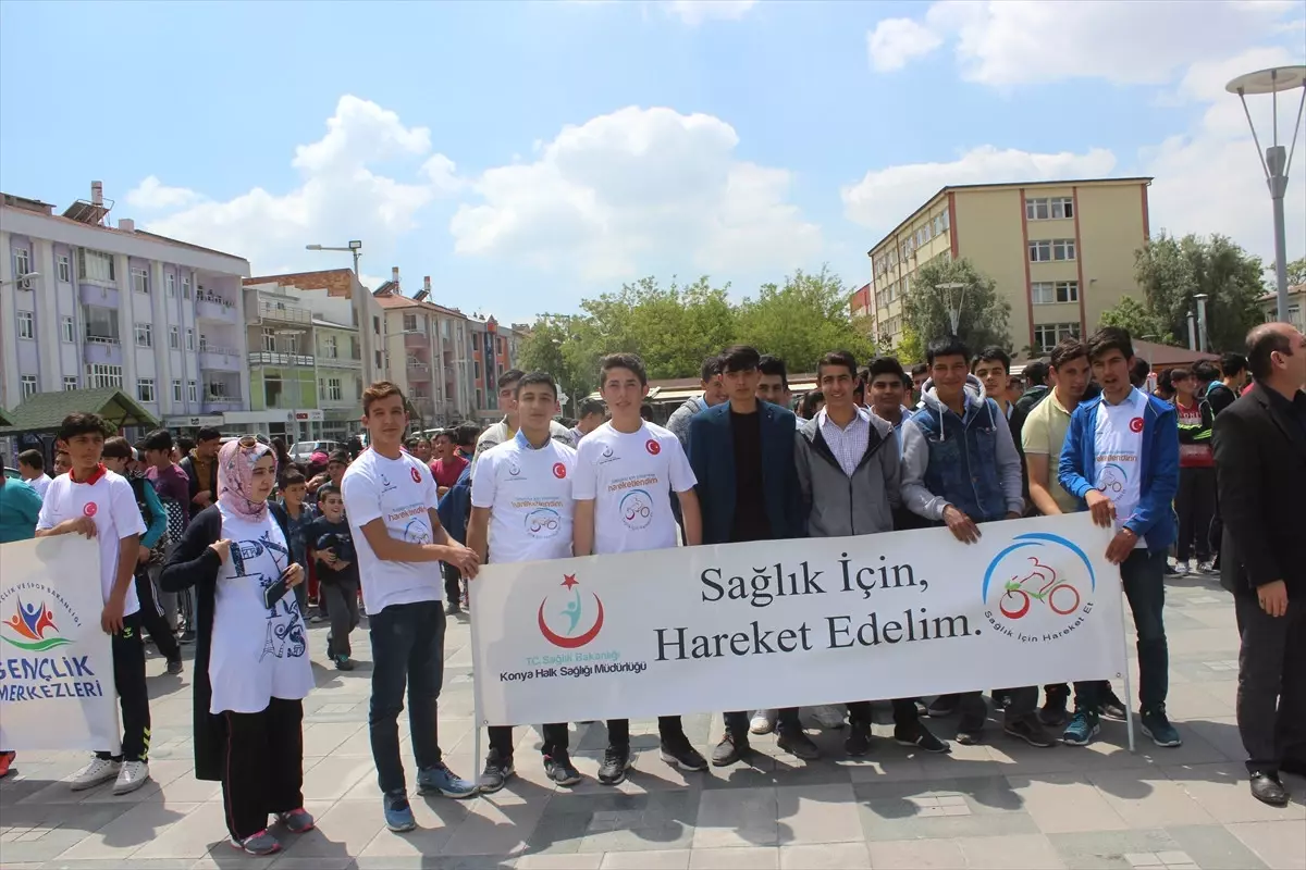 Karapınar\'da Sağlık Yaşam Yürüyüşü