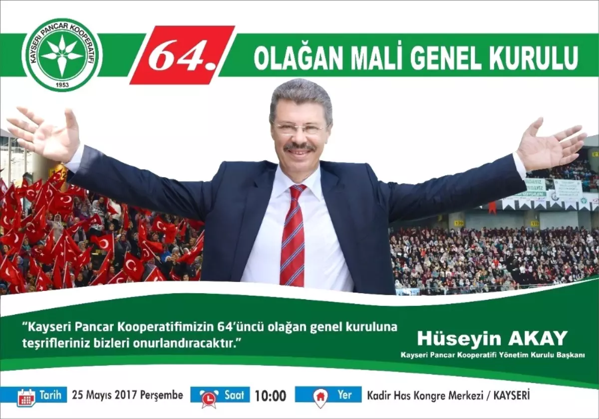 Kayseri Pancar Kooperatifi\'nin 64, Genel Kuruluna Kadın Çiftçilerin Damgasını Vurması Bekleniyor