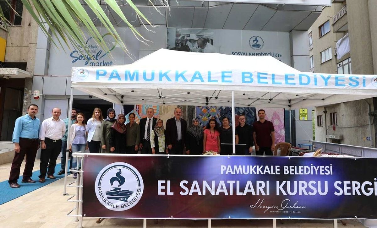 Pamukkale\'de El Sanatları Sergisi