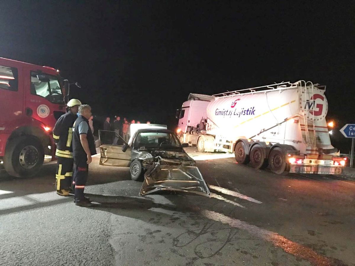 Tekirdağ\'da Feci Kaza: 1 Ağır Yaralı