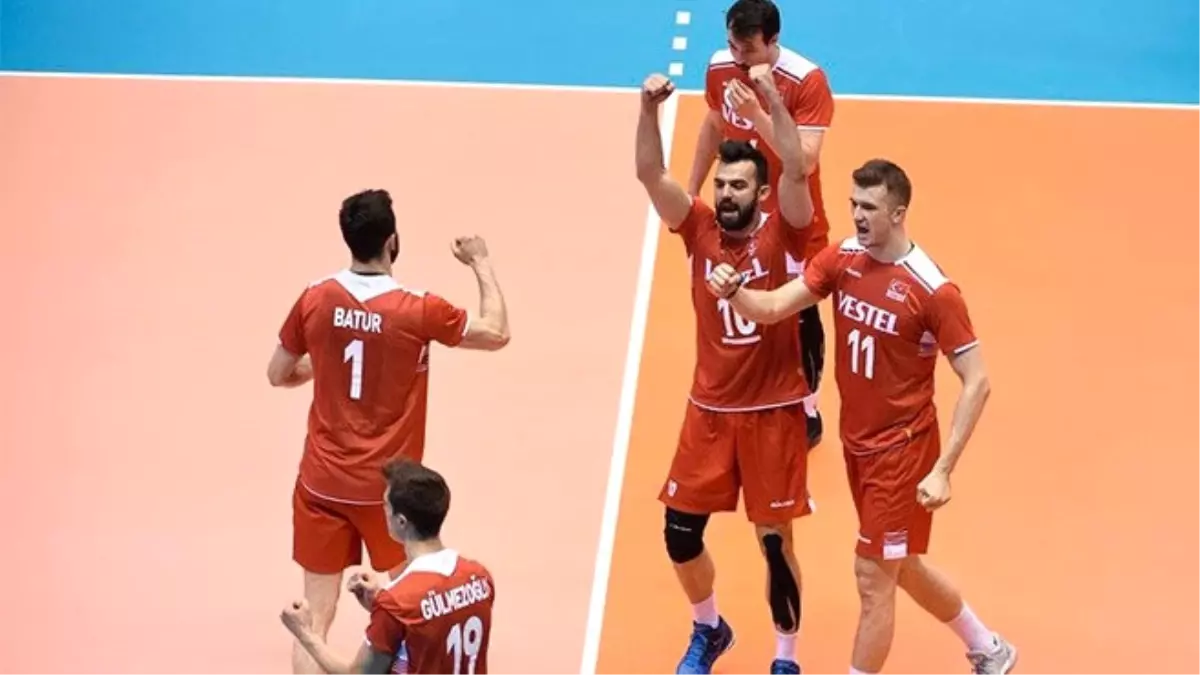 A Milli Erkek Voleybol Takımı, 2018 Dünya Şampiyonası Avrupa Kıta Elemeleri 2. Etap İkinci Maçında...