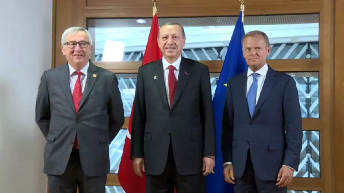 Erdoğan, Tusk ve Juncker\'le Görüştü