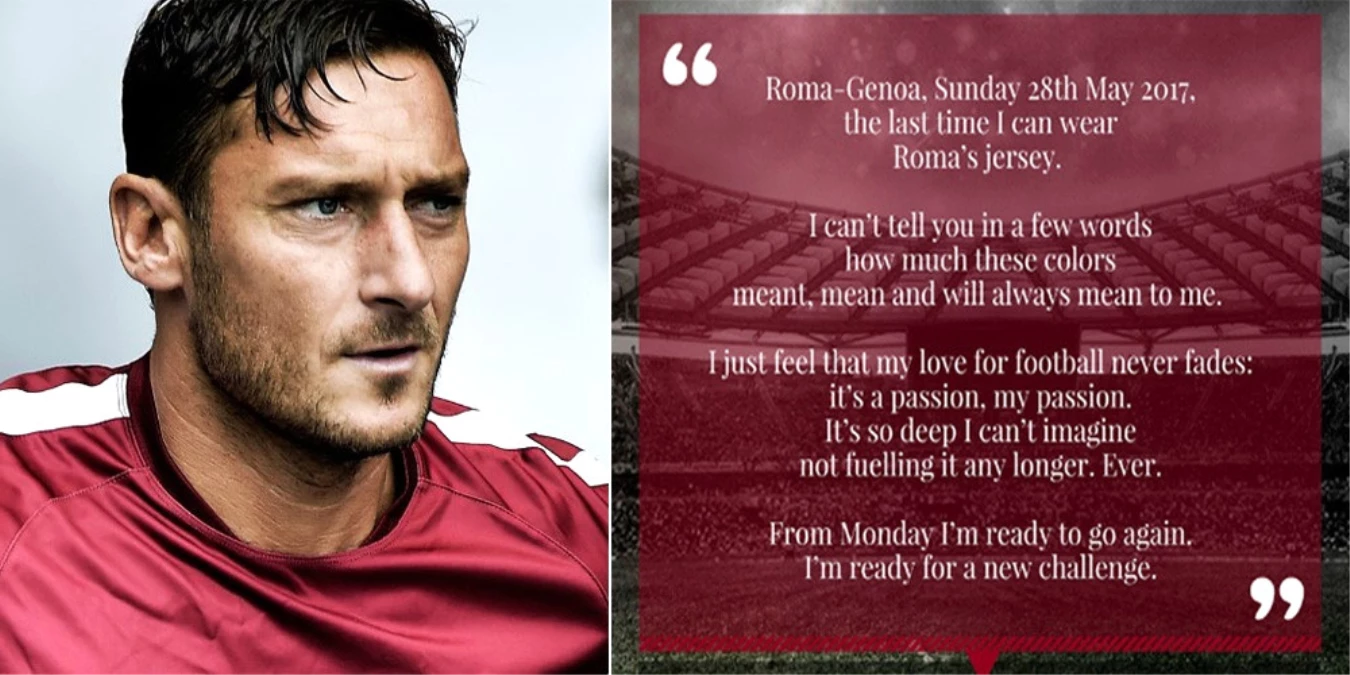 Francesco Totti\'den Roma\'ya Veda
