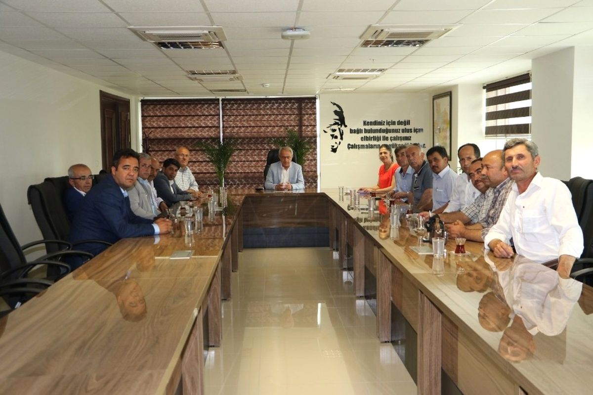 Genel Müdür Coşkun Muhtarları Ağırladı