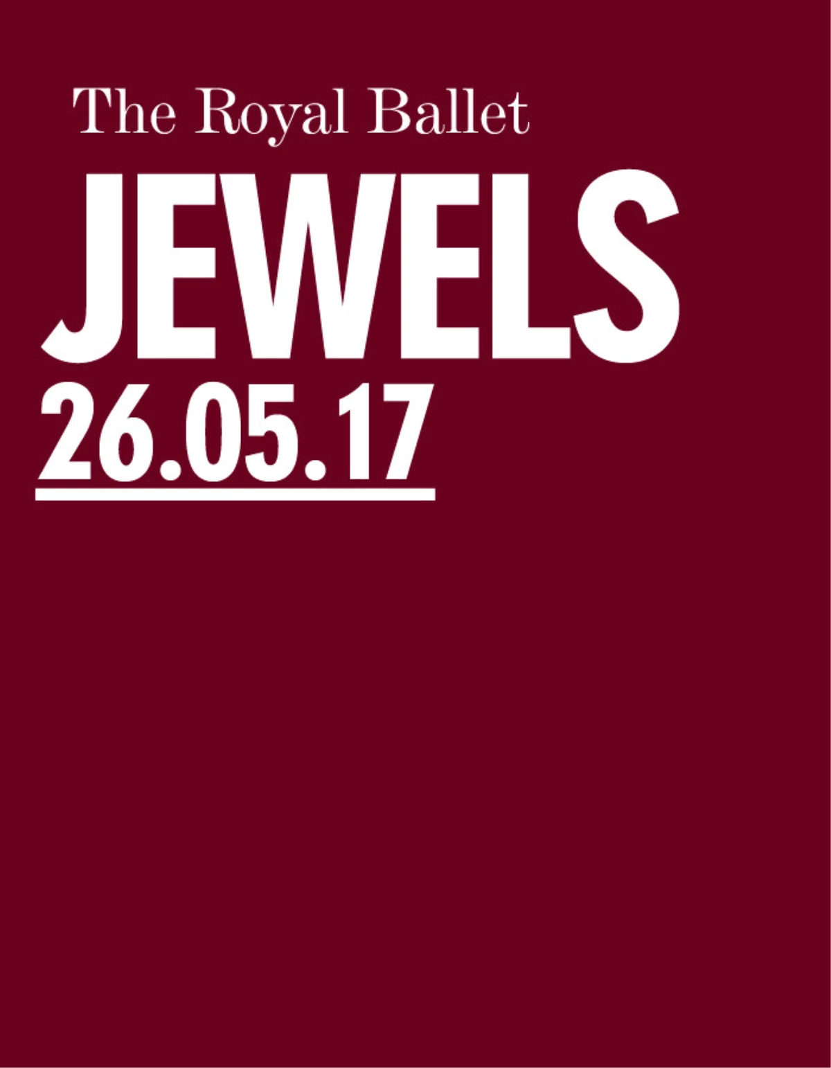 Royal Opera House Gösterimi: Jewels