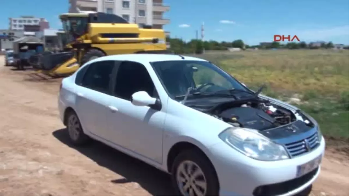 Şanlıurfa Park Halindeki Otomobilin Kaputu Çalındı