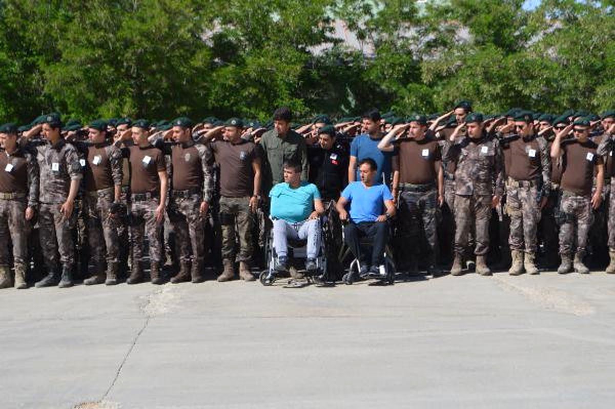 Şırnak\'ta Şehit Polis Mesut Yılmaz\'a Uğurlama Töreni