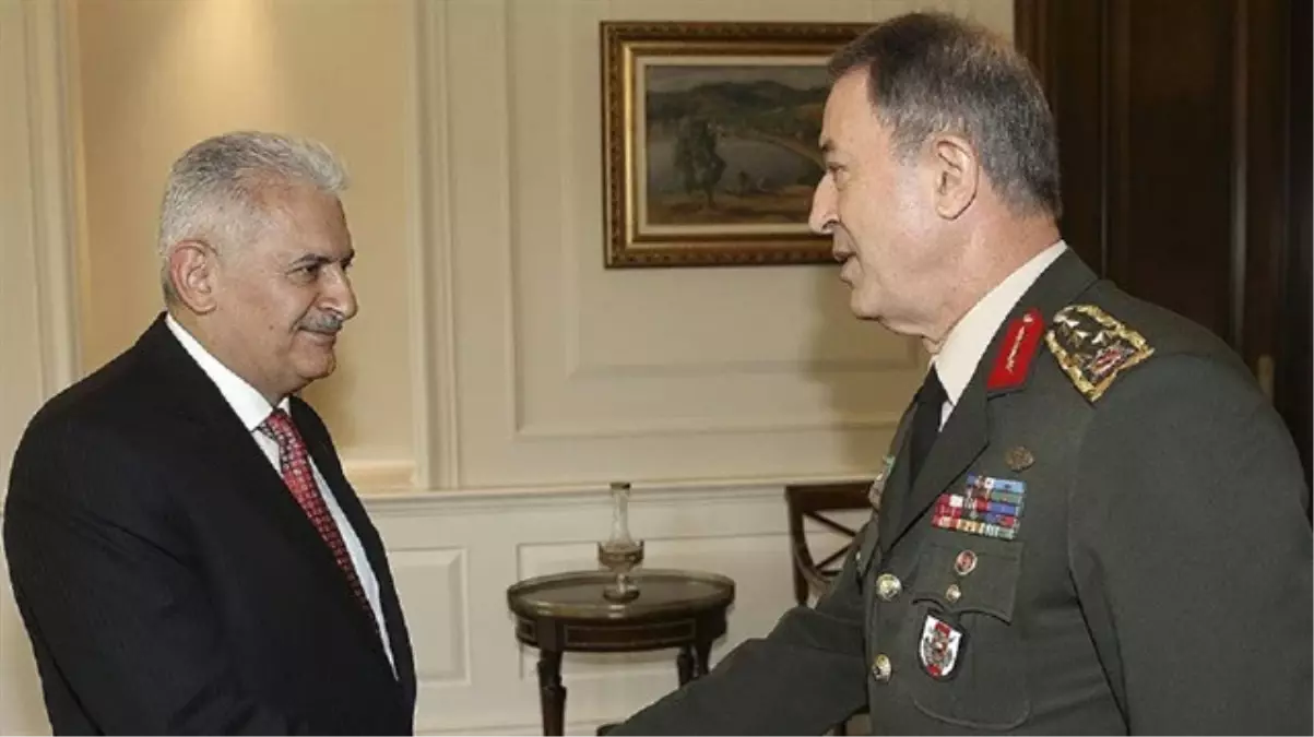 Yıldırım, Orgeneral Akar\'ı Kabul Etti