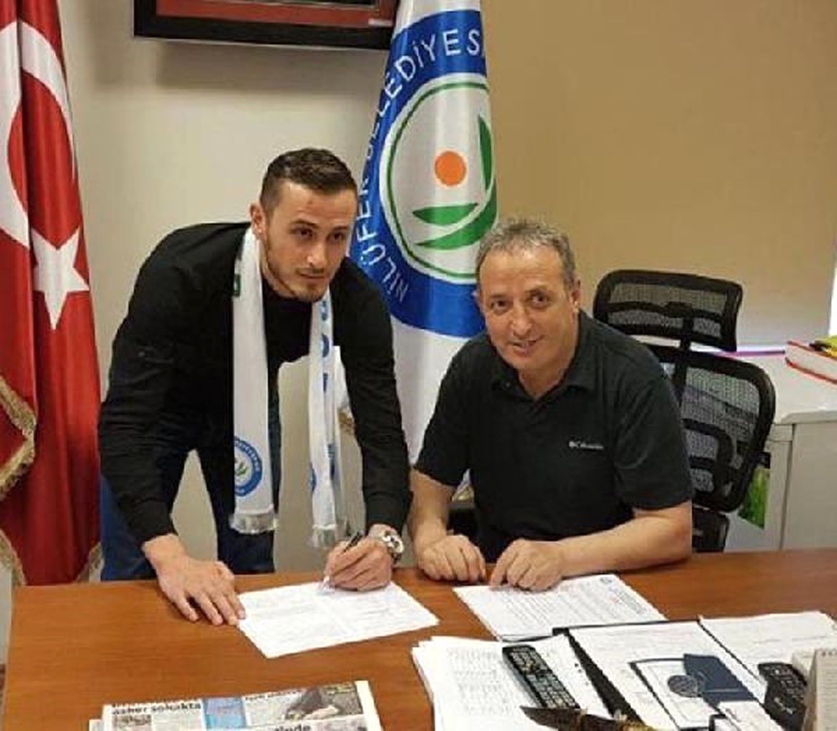 Bursa Nilüfer Belediyespor\'a Çetin\'den İmza
