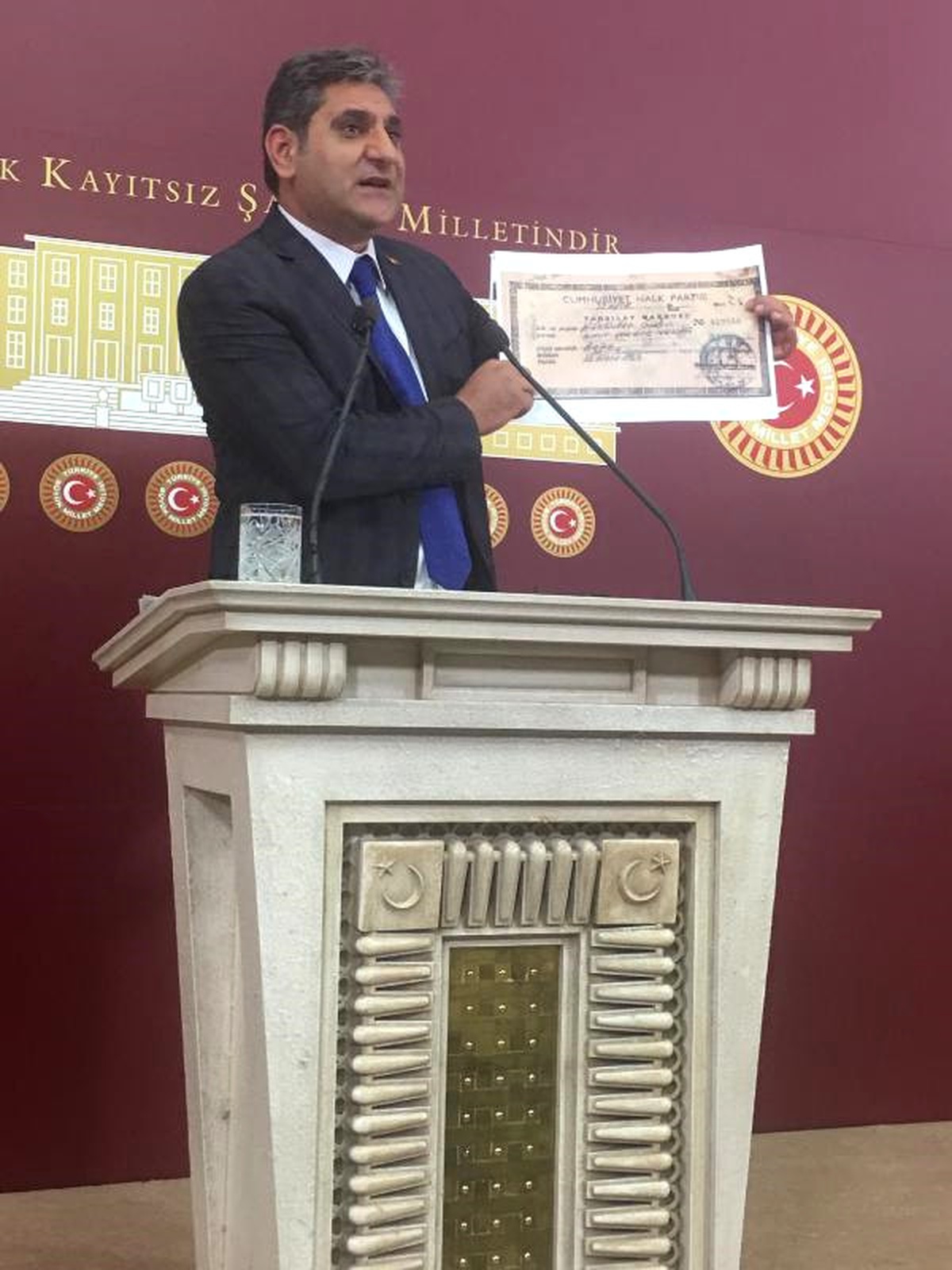 CHP\'li Erdoğdu: Tahsilat Makbuzu Sahtedir, Bu İftirayı Yargıya Taşıyacağız (1)