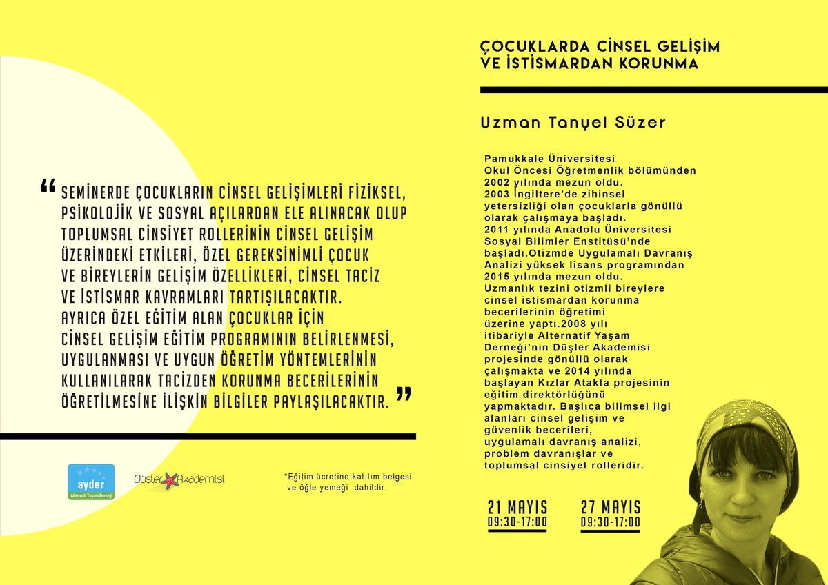 Çocuklarda Cinsel Gelişim ve İstismardan Korunma" Eğitimi