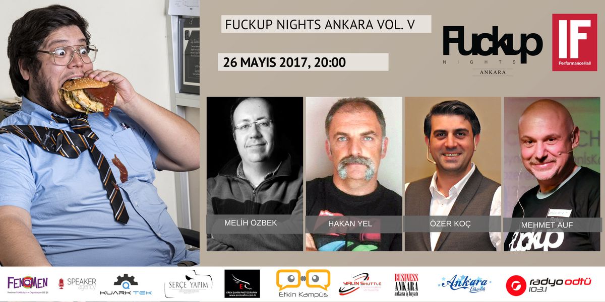 Fuckup Nights Ankara Vol.v