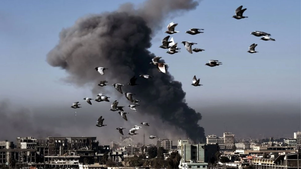 Musul\'da Işid\'i Hedef Alan ABD Hava Saldırısı 105 Sivili Öldürdü