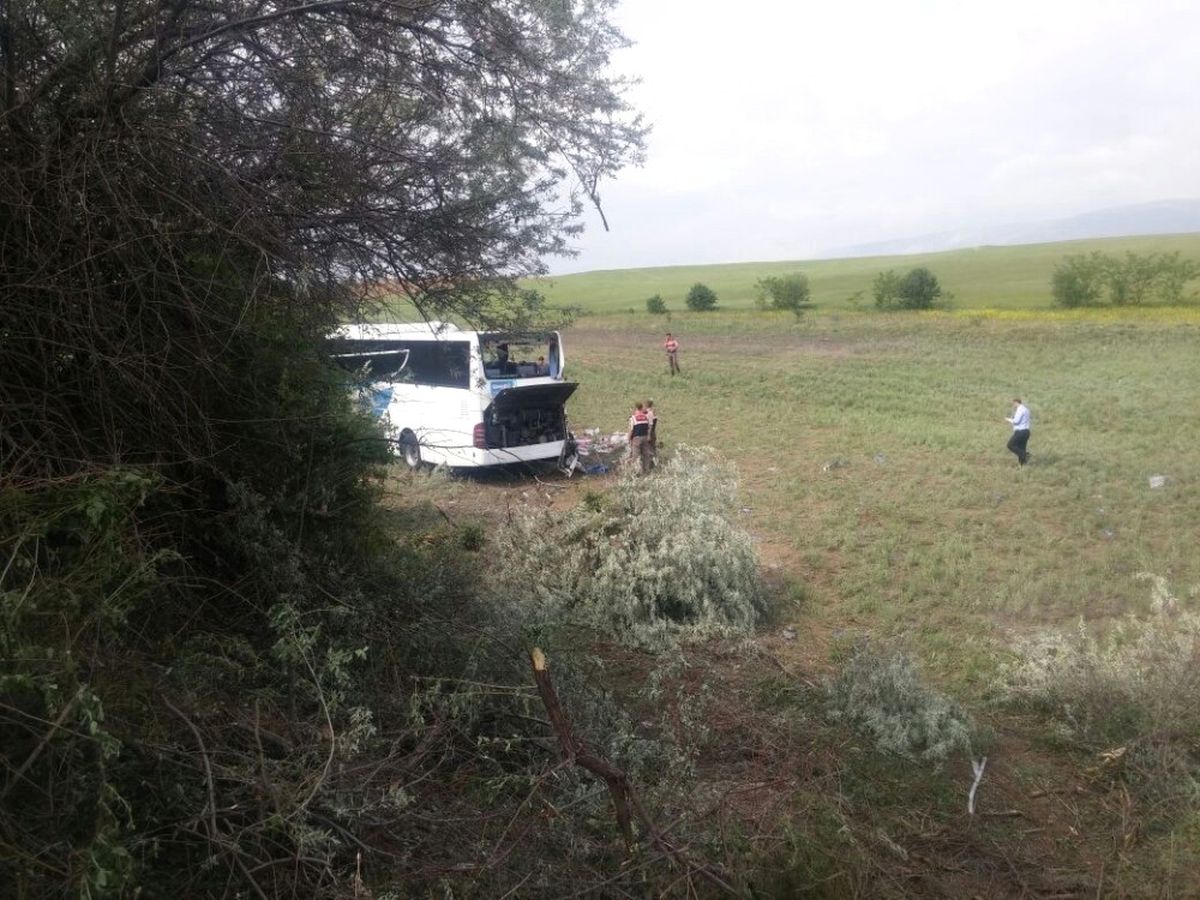 Ankara-Çankırı Karayolunda Otobüs Kazası: 8 Ölü,11\'i Ağır 32 Yaralı