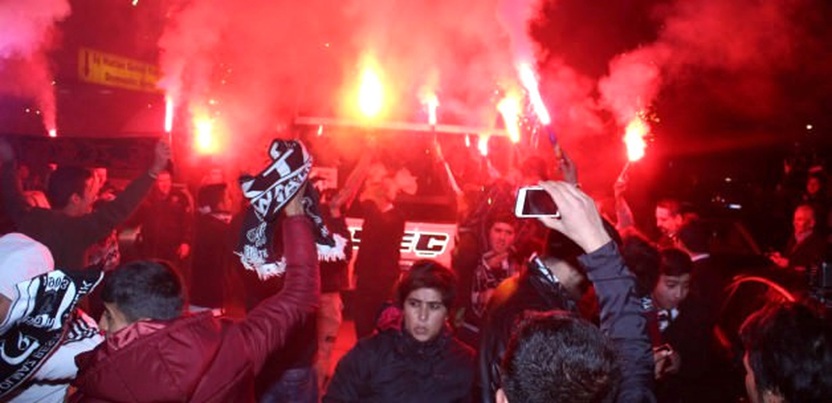 Beşiktaş Kafilesine Coşkulu Karşılama