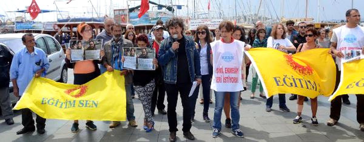 Bodrum\'da Tutuklama Tepkisi