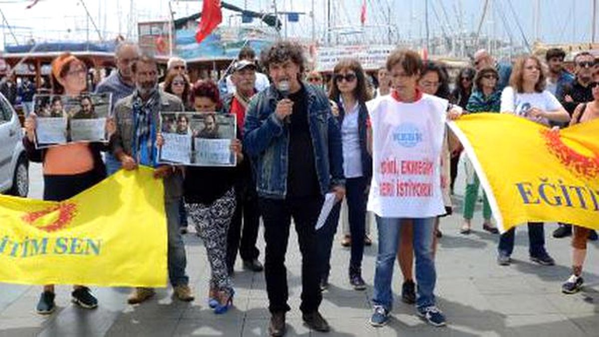 Bodrum\'da Tutuklama Tepkisi