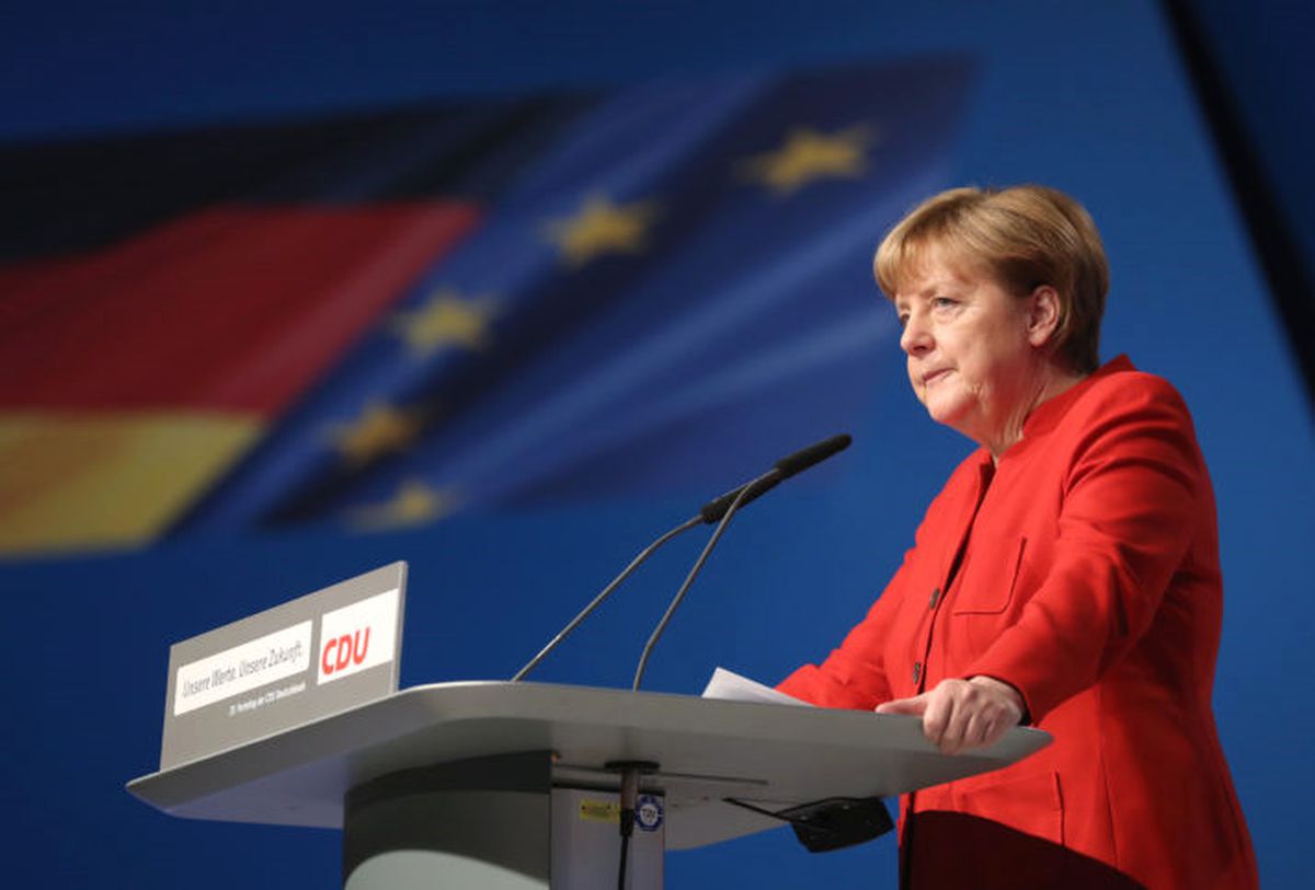 G-7 Zirvesi- Almanya Başbakanı Merkel Basın Toplantısı Düzenledi