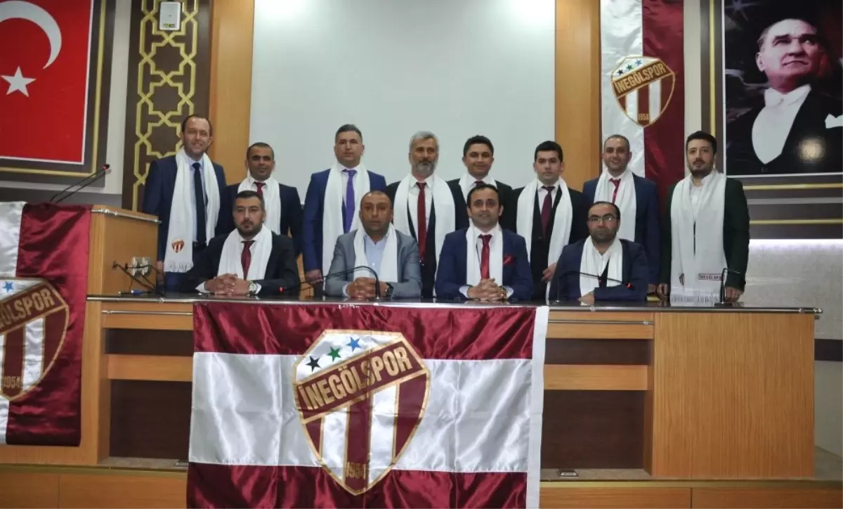 İnegölspor Yeni Yönetimi Görev Dağılımı Yaptı