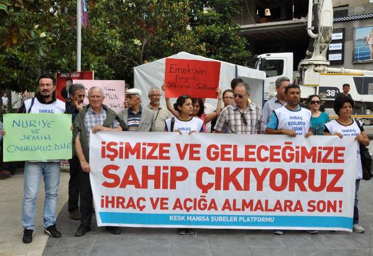 Kesk Üyelerinden 20\'inci Oturma Eylemi