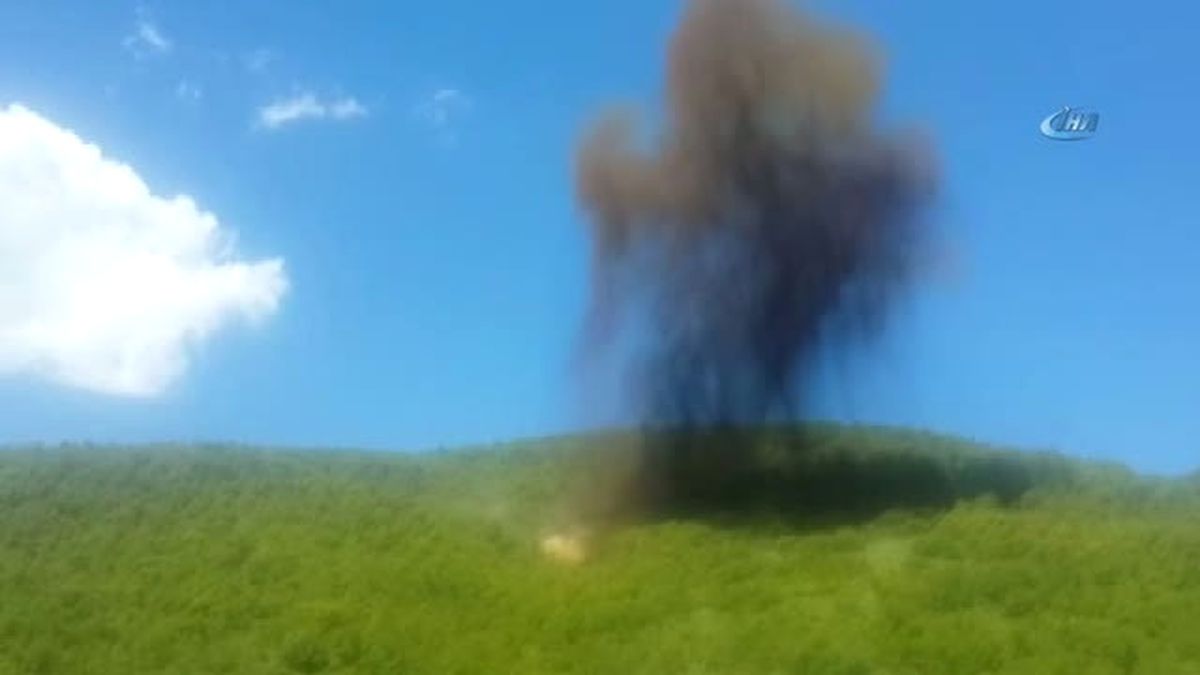 Bitlis\'te 1 Ton Patlayıcı İmha Edildi