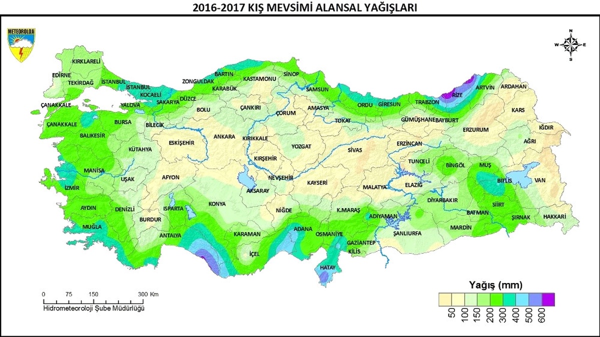 Karadeniz\'de En Fazla Yağışı Rize ve Trabzon Aldı