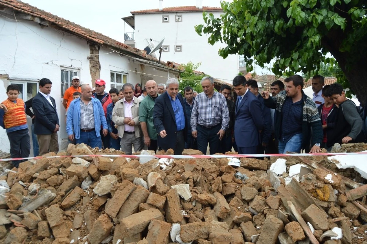 Vali Güvençer\'den Depremzedelere Ziyaret