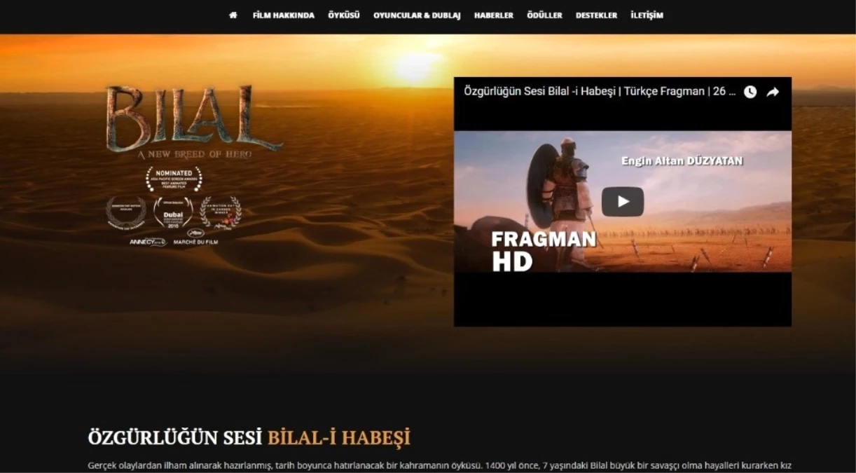 30 Milyon Dolarlık Filmin Web Sitesi Balıkesir\'den