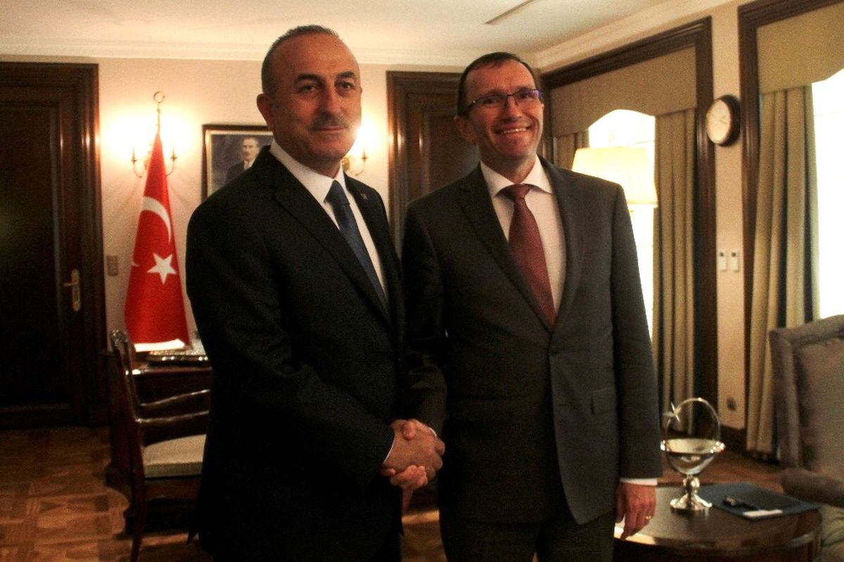 Bakan Çavuşoğlu BM Genel Sekreteri Kıbrıs Özel Danışmanı Eide\'yi Kabul Etti