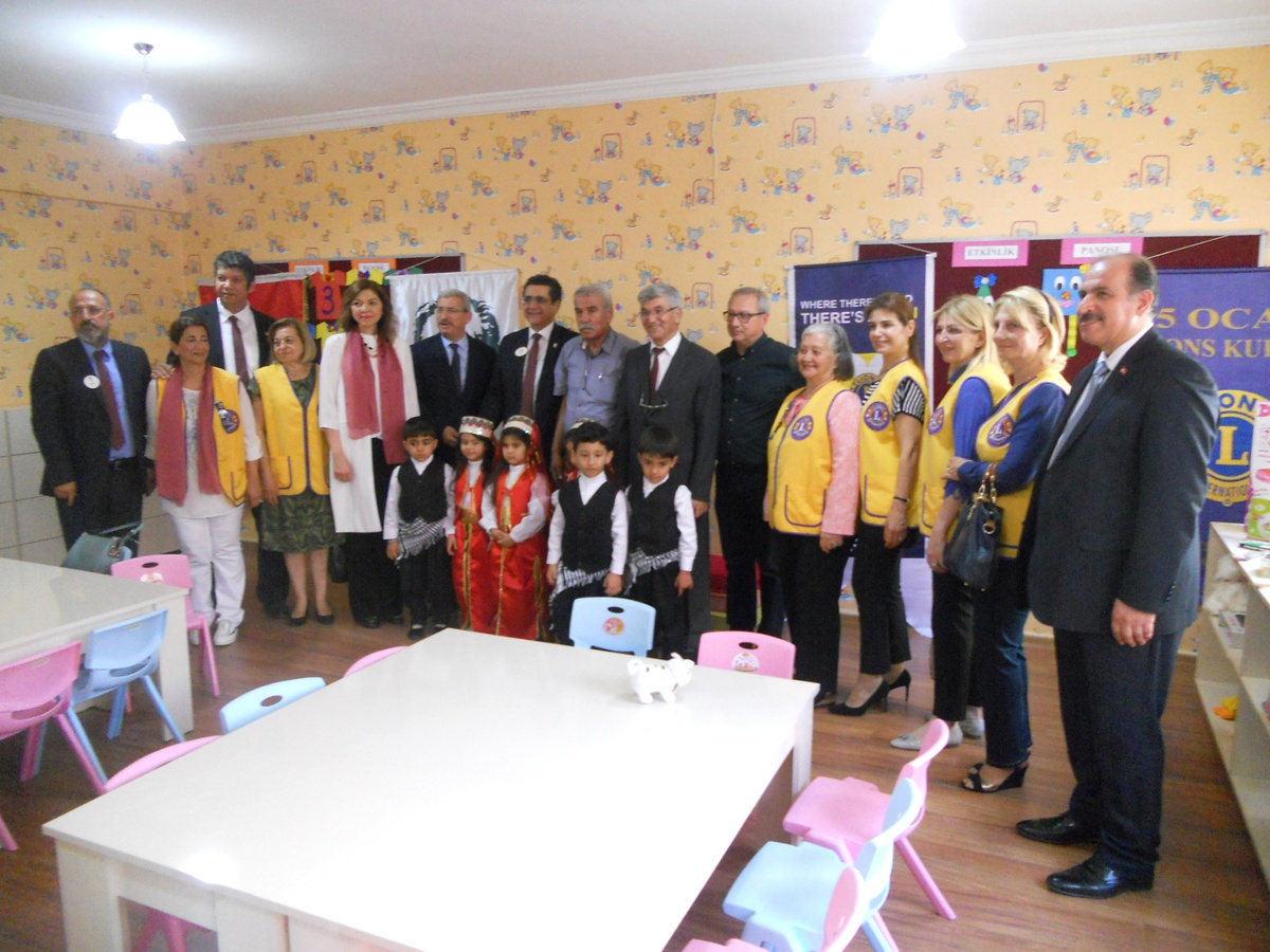 Beşocak Lions Kulübü\'nden Tam Donanımlı Ana  Sınıfı Açılışı