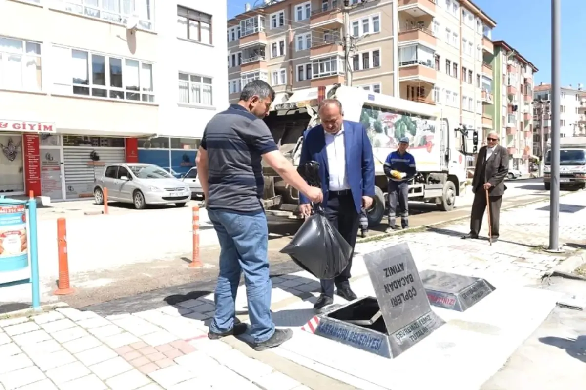 Kastamonu\'da Çöp Konteynırları Yer Altına Alınıyor