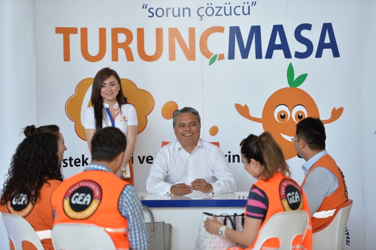 Başkan Uysal, Turunç Masa\'da