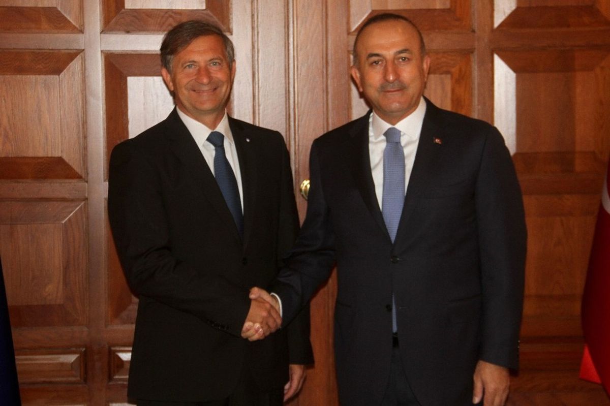 Çavuşoğlu-Erjavec Görüşmesi
