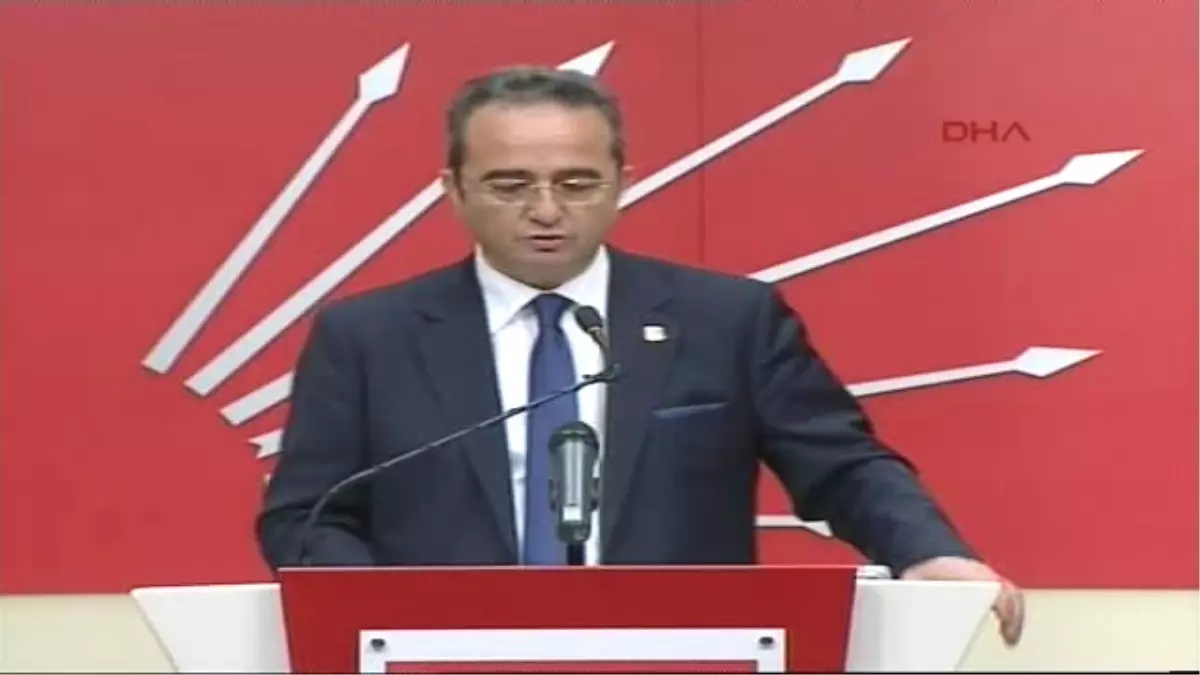 CHP\'li Tezcan\'dan \'Darbe Girişimi Raporu\' Açıklaması AK Parti\'nin Fetö Ile Ittifakını Saklama...