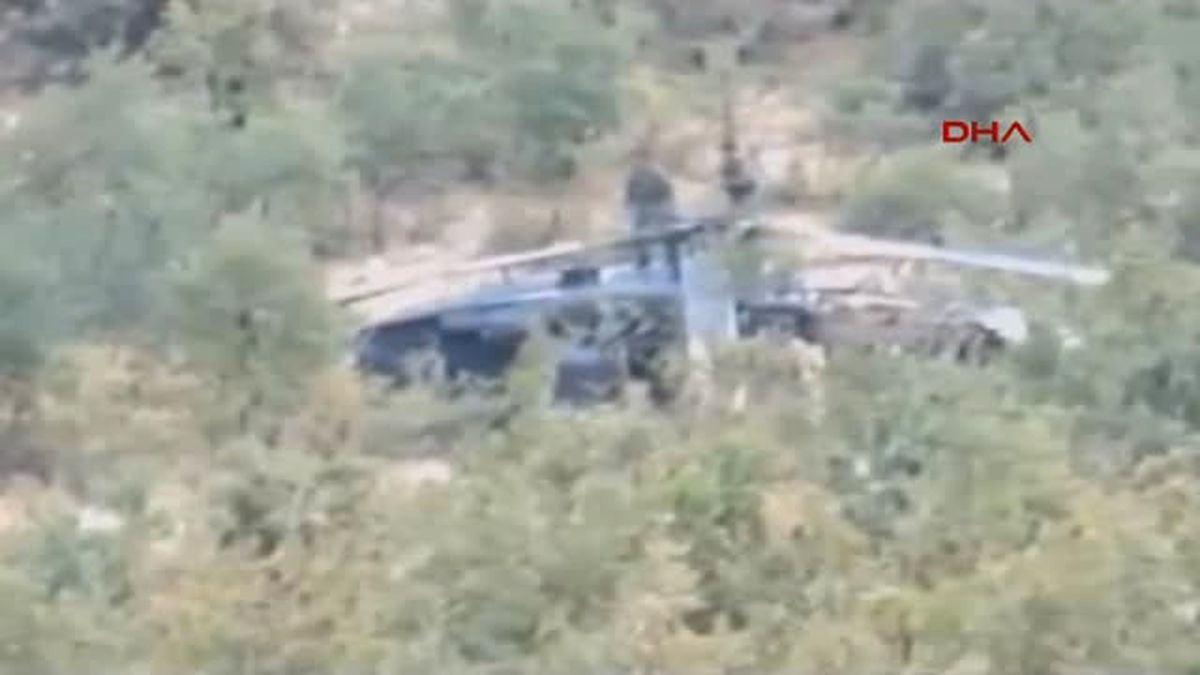 Dha Yurt - Sikorsky S-70 Tepi Helikopter, 2012 Yılında Güneydoğu\'da Tele Takılarak Düşmüştü